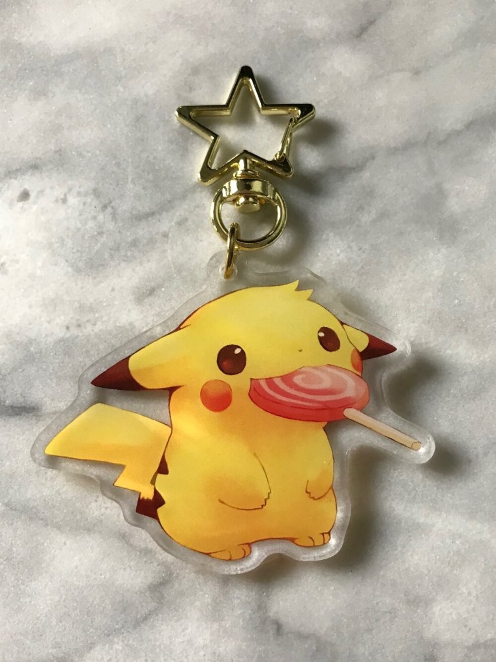 Pokémon Lollipop Pikachu 2.5" Acrylic Keychain